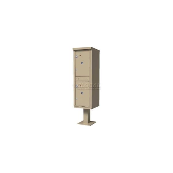 Florence Mfg Co Valiant Outdoor Parcel Locker, Sandstone 1590T1SDAF - main